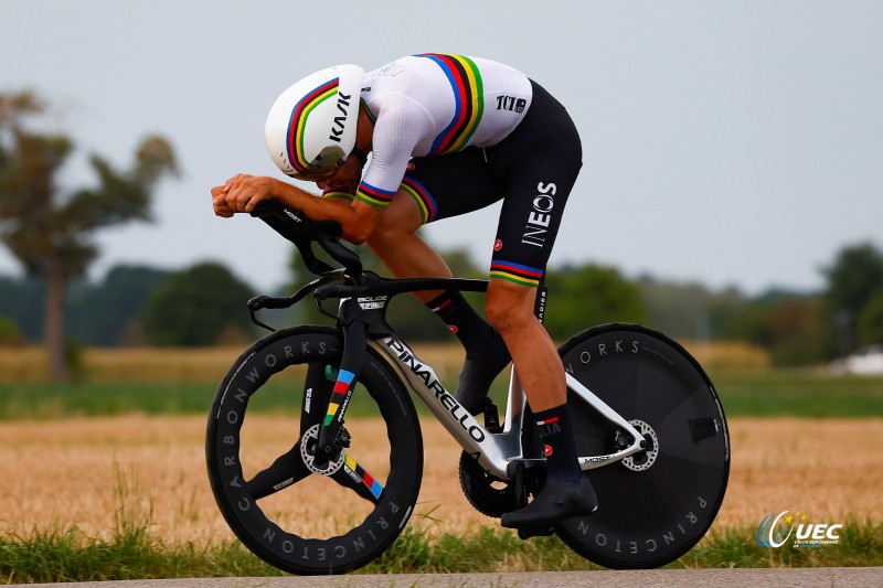 European Championships Munich 2022 - 2022 UEC Road Elite European Championships - Men's ITT - 17/08/2022 - Filippo Ganna (ITA) - photo Luca Bettini/UEC/SprintCyclingAgency?2022